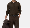 Polo Jumper Made Of Wool