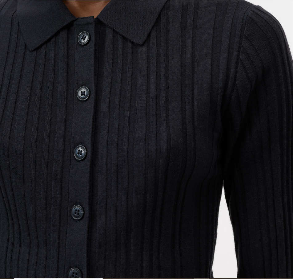 Polo Long Sleeve Made Of Wool Mix