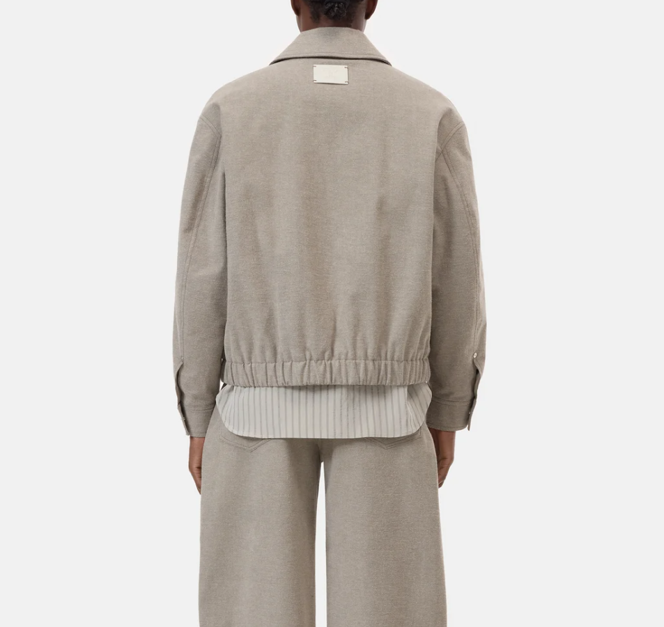 Zipped Cotton Jacket