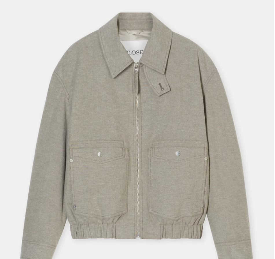 Zipped Cotton Jacket