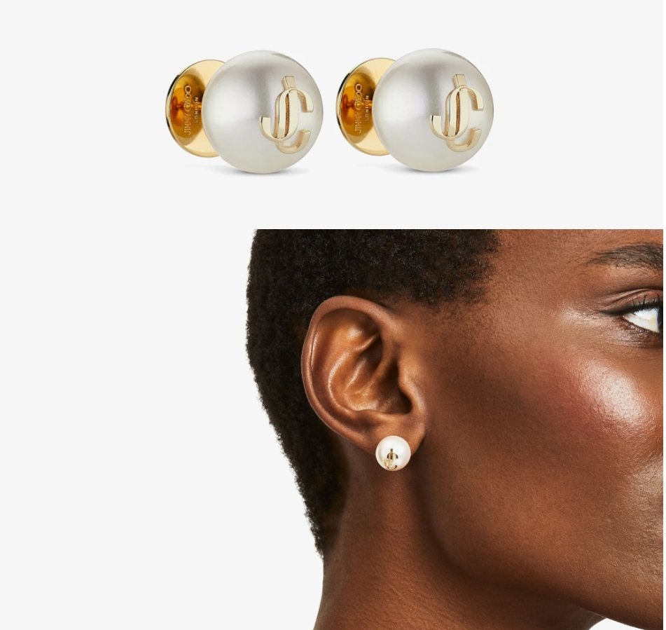 JC  Pearl Studs