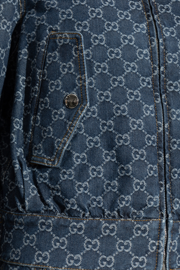 Denim Gg Jacquard Jacket