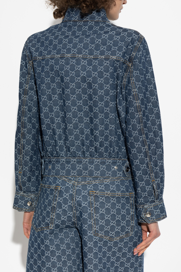 Denim Gg Jacquard Jacket