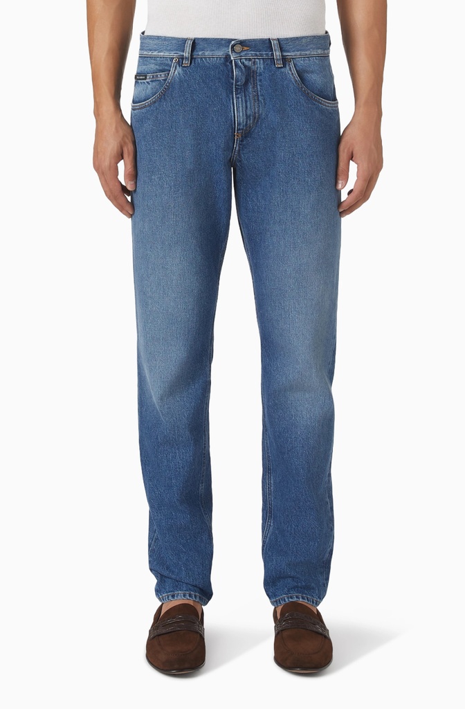 Denim Trousers Light Blue