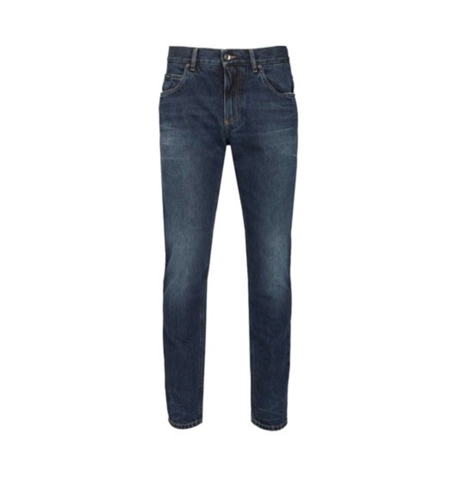 Denim Trousers Dark Blue
