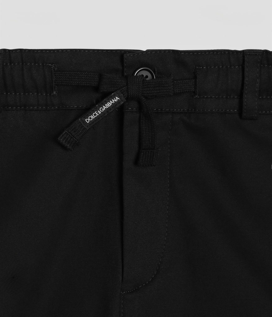 Gabardine Cargo Trousers