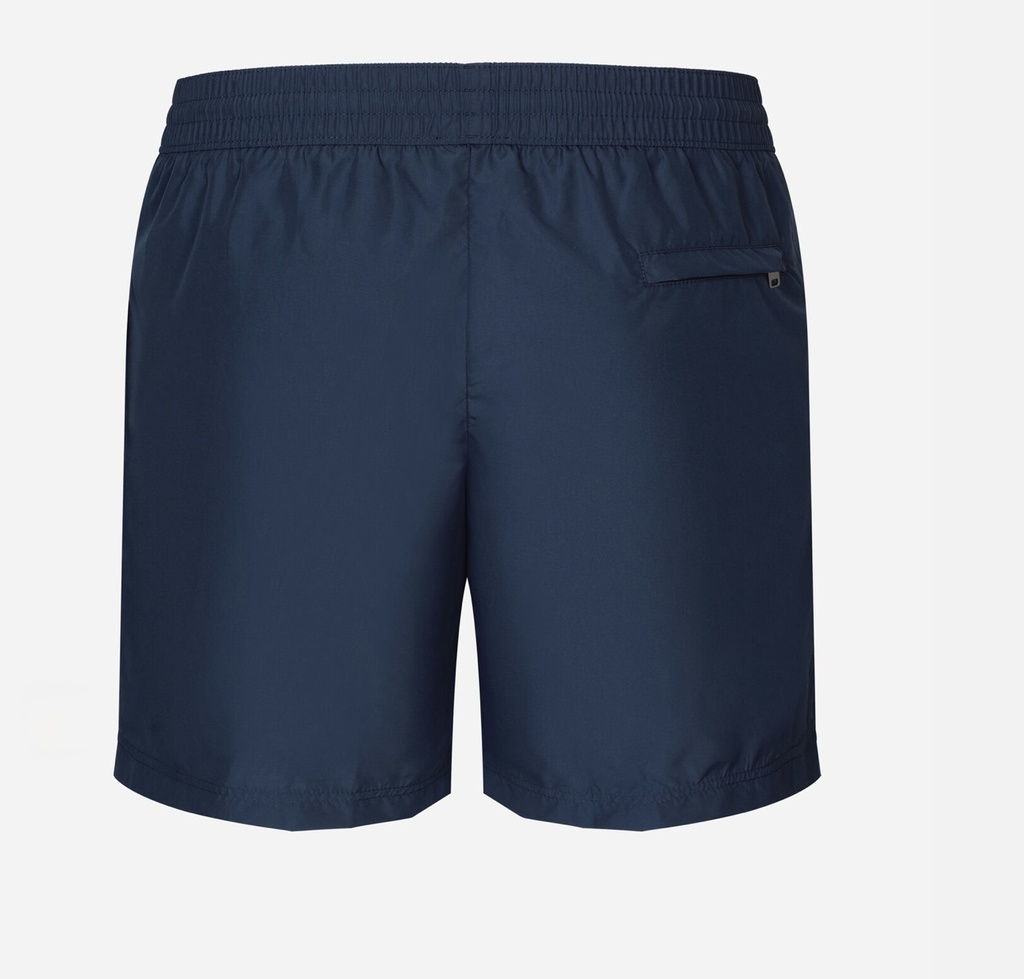 Long Leg Swim Trunks With Branded Tag