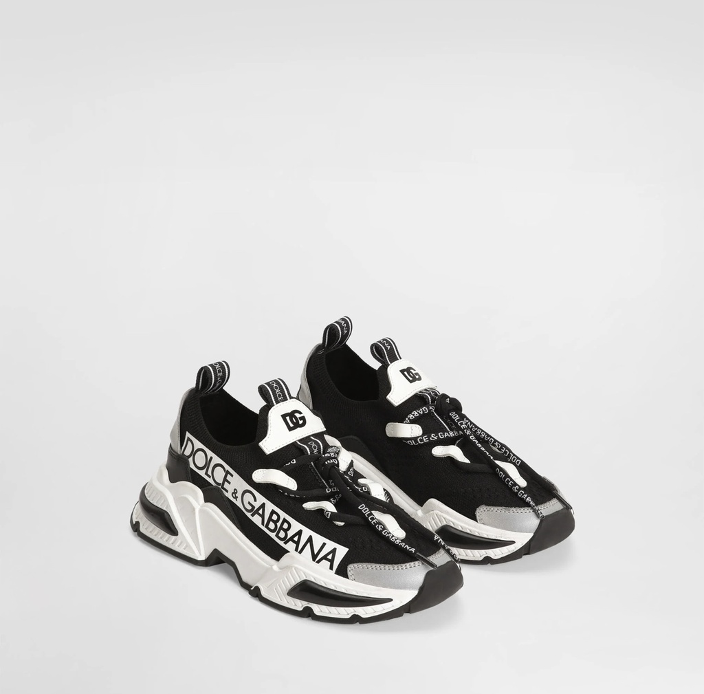 Knit Airmaster Sneakers With Dolce&Gabbana Logo