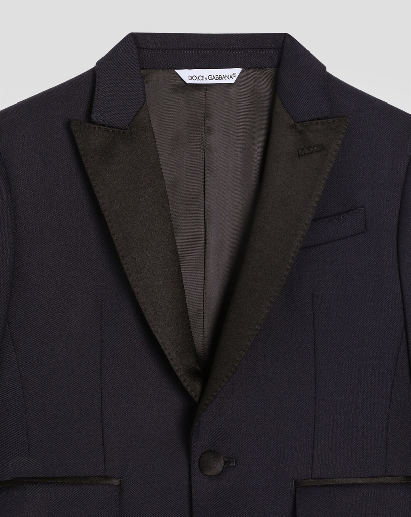 Single Breasted Jacket In Bi Stretch Twill
