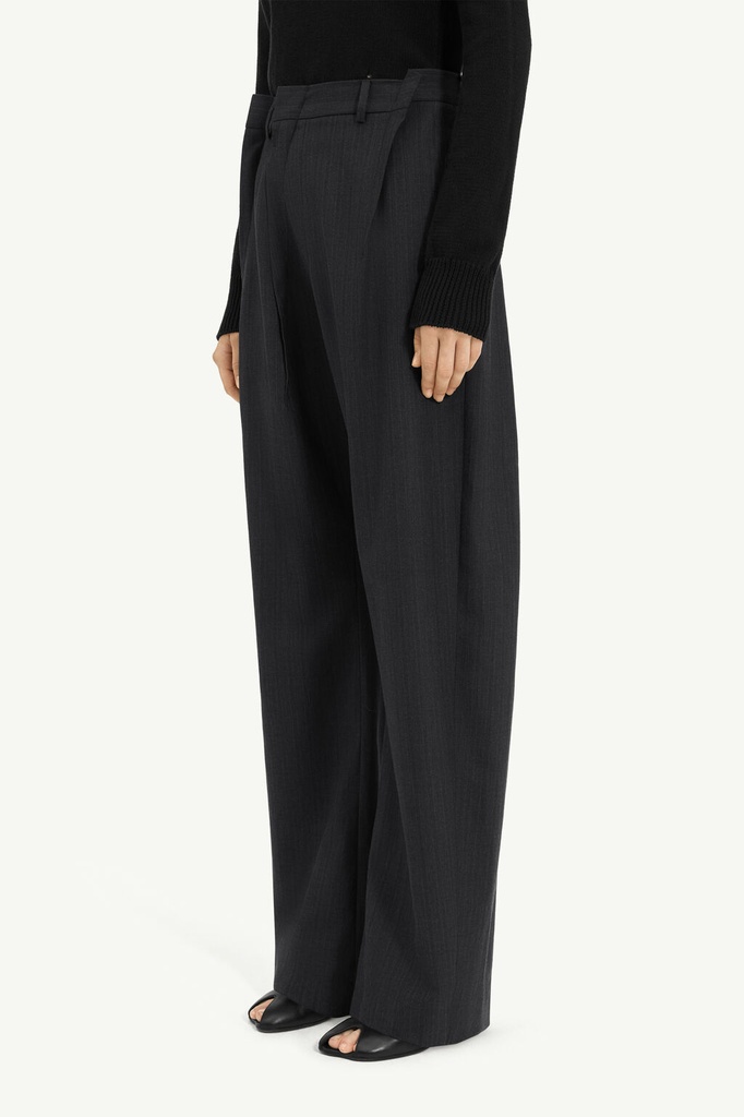 Striped Wool Trousers