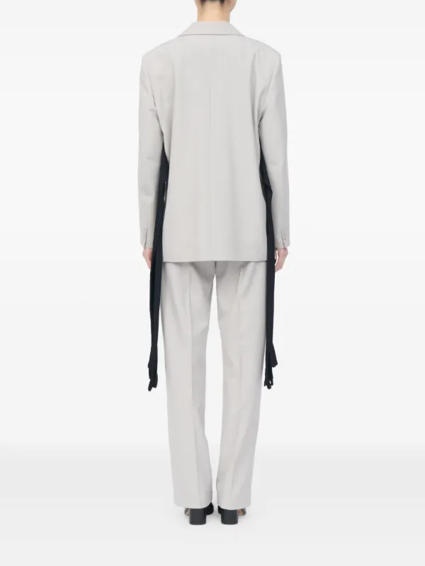 Wool Blend Blazer With Gloves