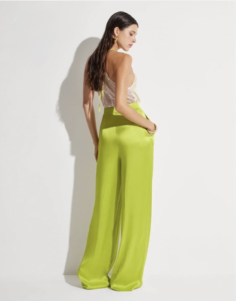Pantalon Tessuto Lime