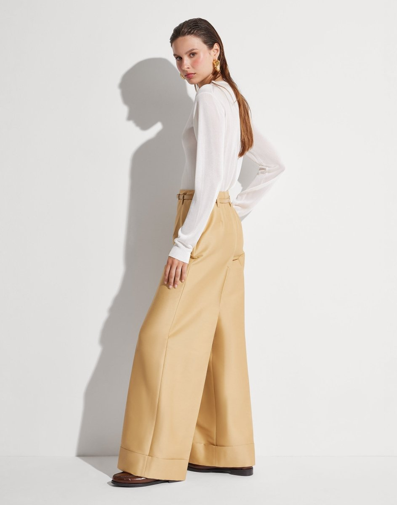 Pantalon Tessuto Yellowish