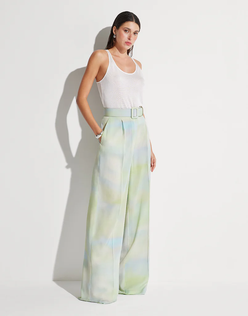 Pantalon Tessuto Green