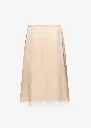 Re26 Skirt 11 Orange 40 Silk lace-trim slip skirt in peach