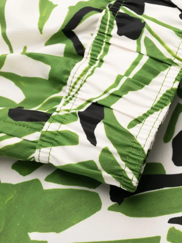 Floral-Print Drawstring Swim Shorts