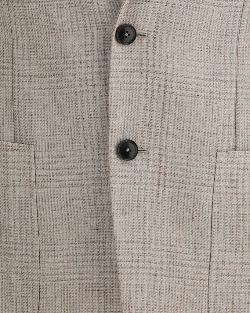 Chech Linen & Wool Shirt Jacket 