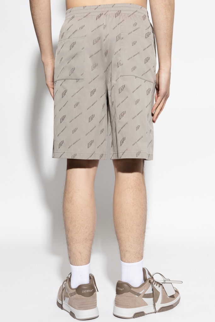Cot Nyl Jacquard Bowling Shorts 