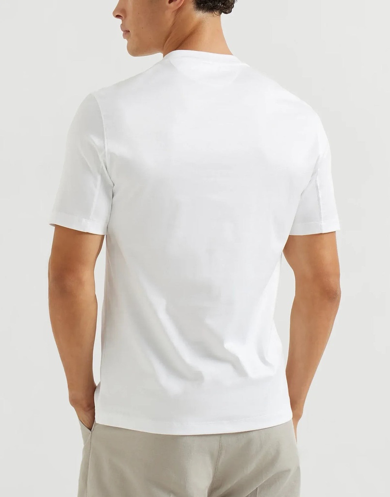 Cotton Jersey Crew Neck T-Shirt With Print