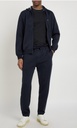 Cotton Cashmere And Silk French Terry Double Cloth Trousers