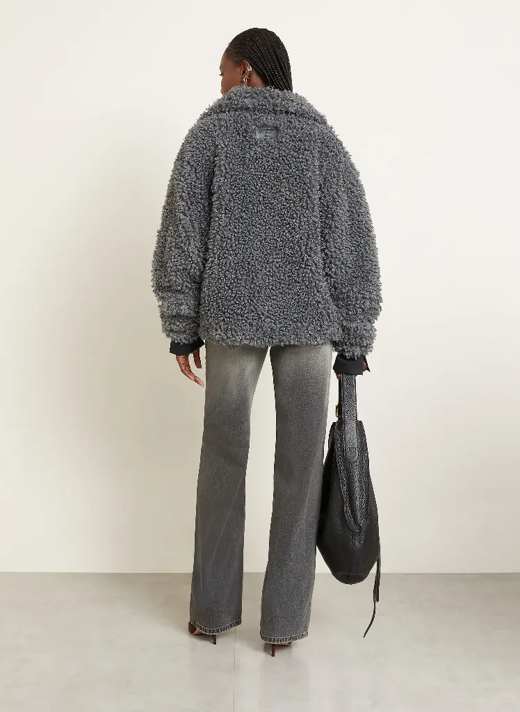 Trousers Lu - Straight Leg Denim Dirty Sand Black