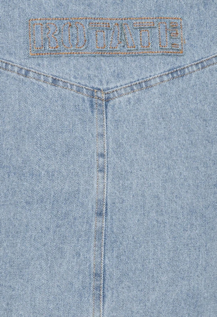 Denim Laced Mini Skirt