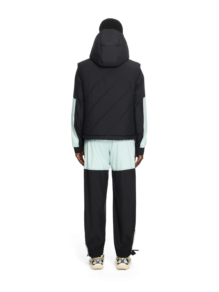 Light Nylon Diags Puffer