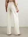 Jacquard Wide-Leg Pants