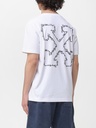 Script Arrow S/S Slim Tee White 