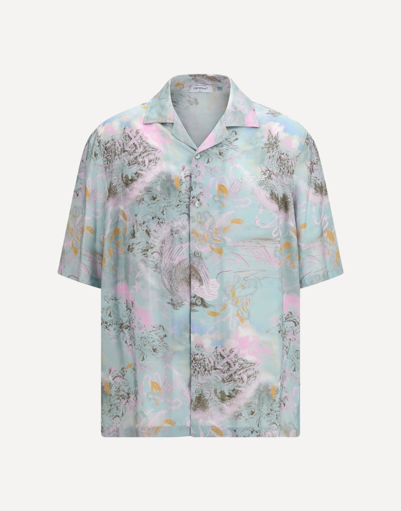 Printed Bowling Shirt
