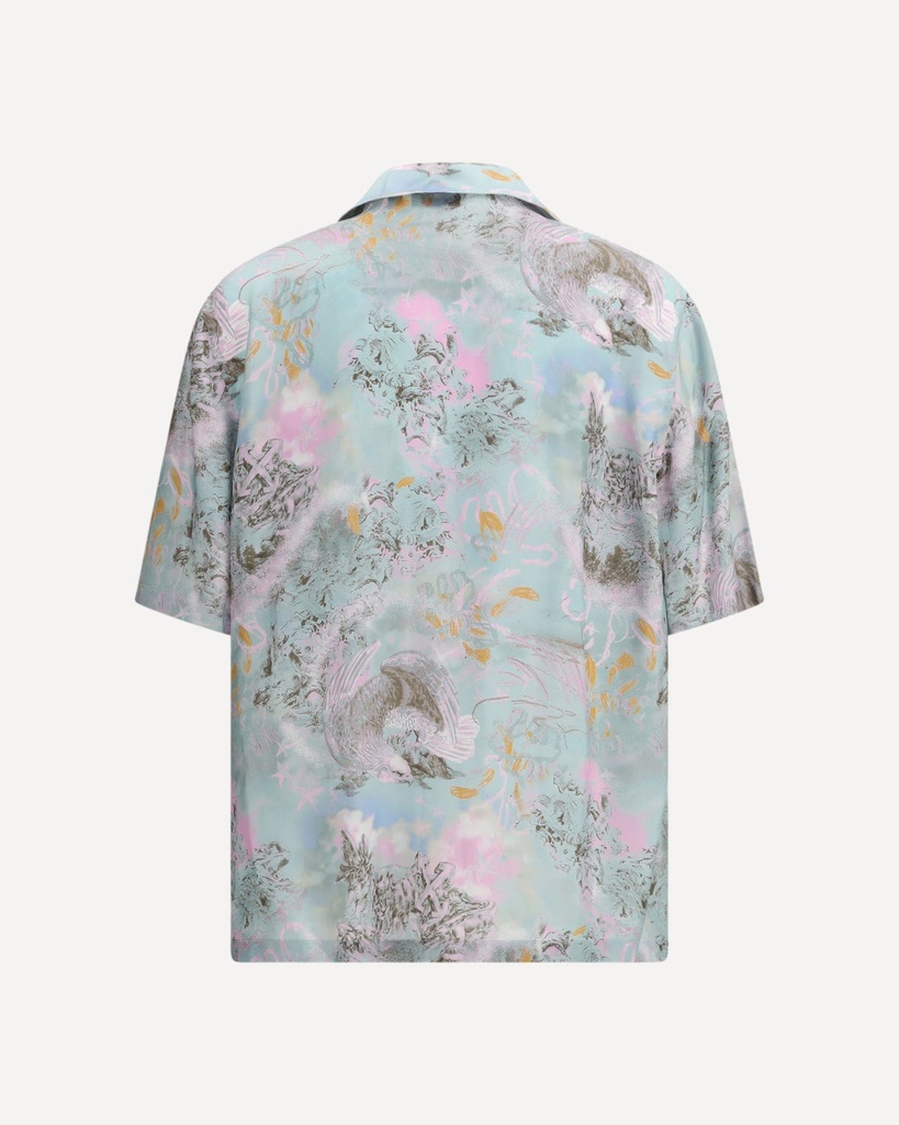 Printed Bowling Shirt