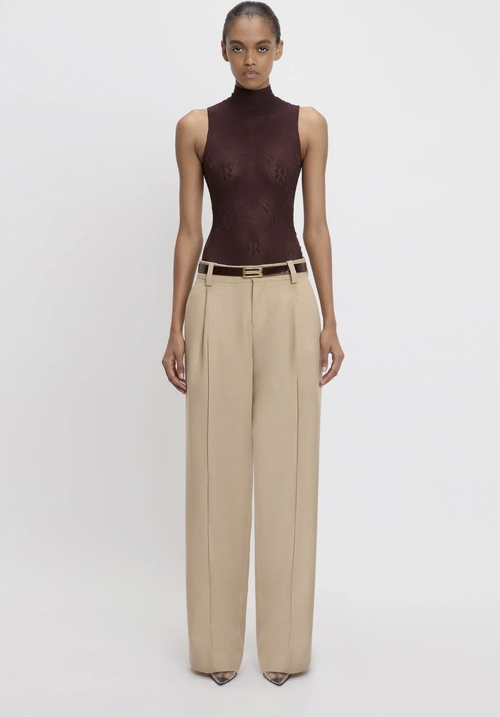 Low Rise Seam-Detail Trouser