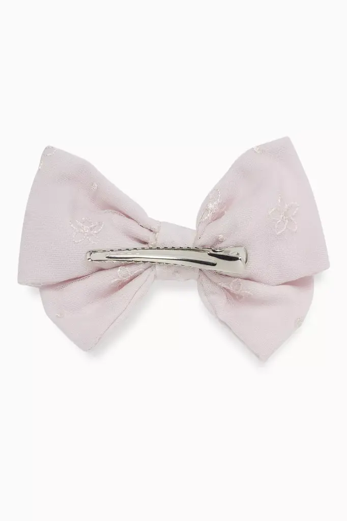 Lilac Tulle Bow Hairclip
