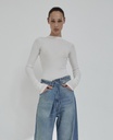 Trousers Ines - Fold Over Denim Light 