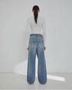 Trousers Ines - Fold Over Denim Light 