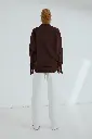 Shirts Carla - Oversize Popeline Shirt Brown