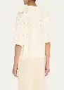 Kina Ivory T-shirt Knitted