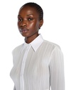 Plisse Long Sleeve Shirt