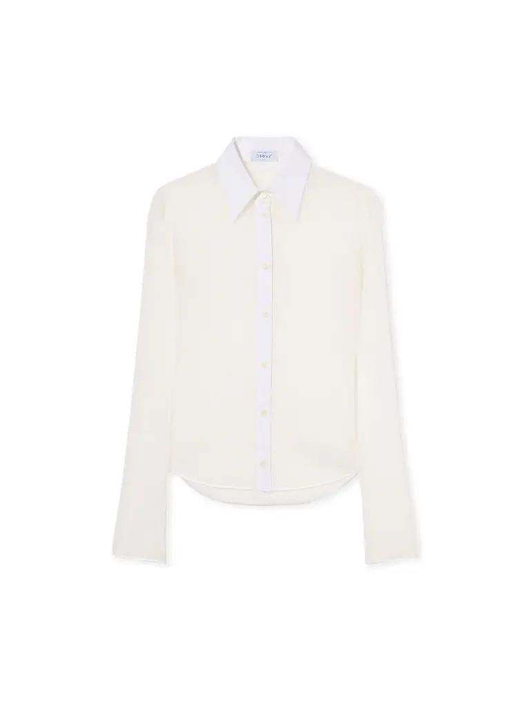 Plisse Long Sleeve Shirt