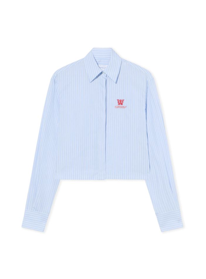 Striped Poplin Shirt