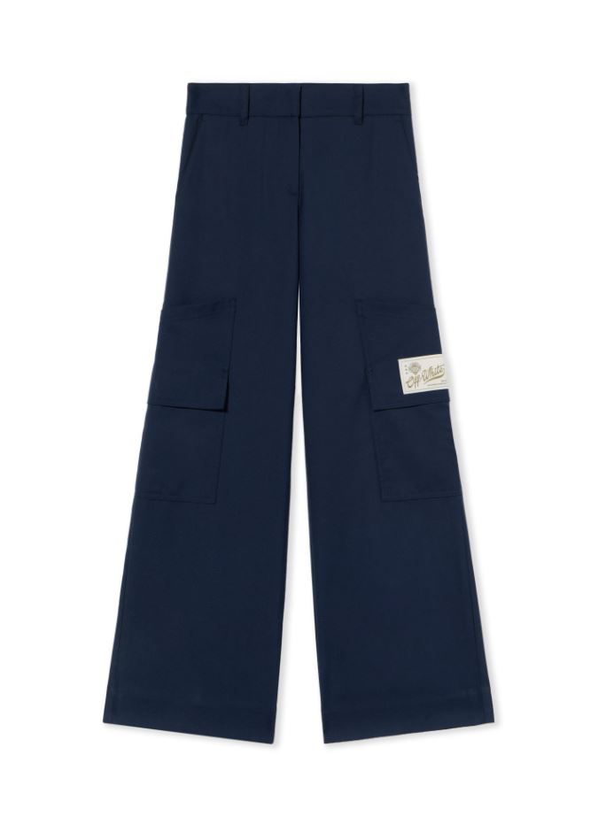 Gabardine Tailoring Cargo Trousers
