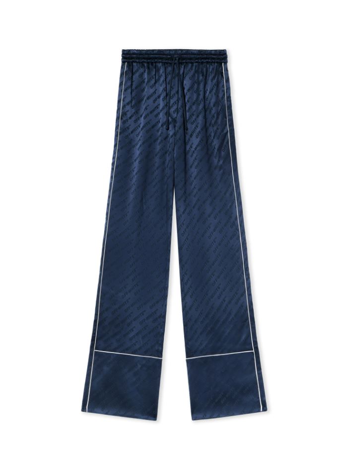 Jacquard Satin Pajama Pants