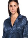 Jacquard Satin Pajama Shirt