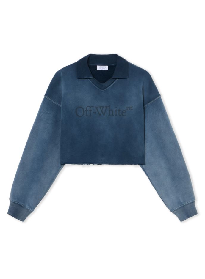 Laundry Crop Polo Logo Sweatshirt