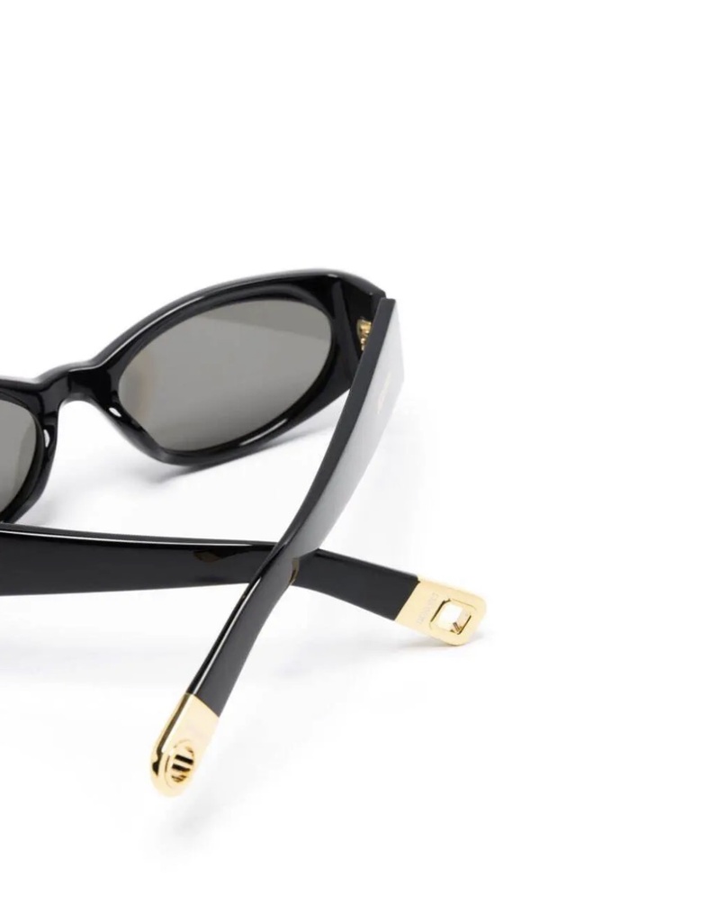 Ovalo Oval Sunglasses in Black