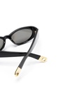 Ovalo Oval Sunglasses in Black