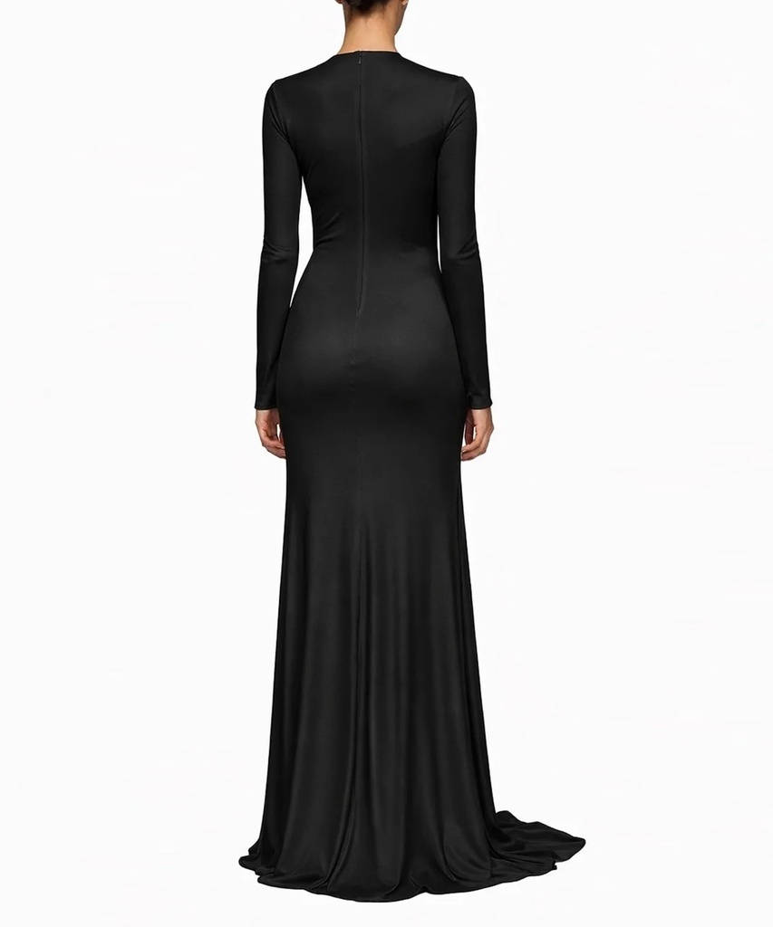 Crystal Rose Detail Gown 