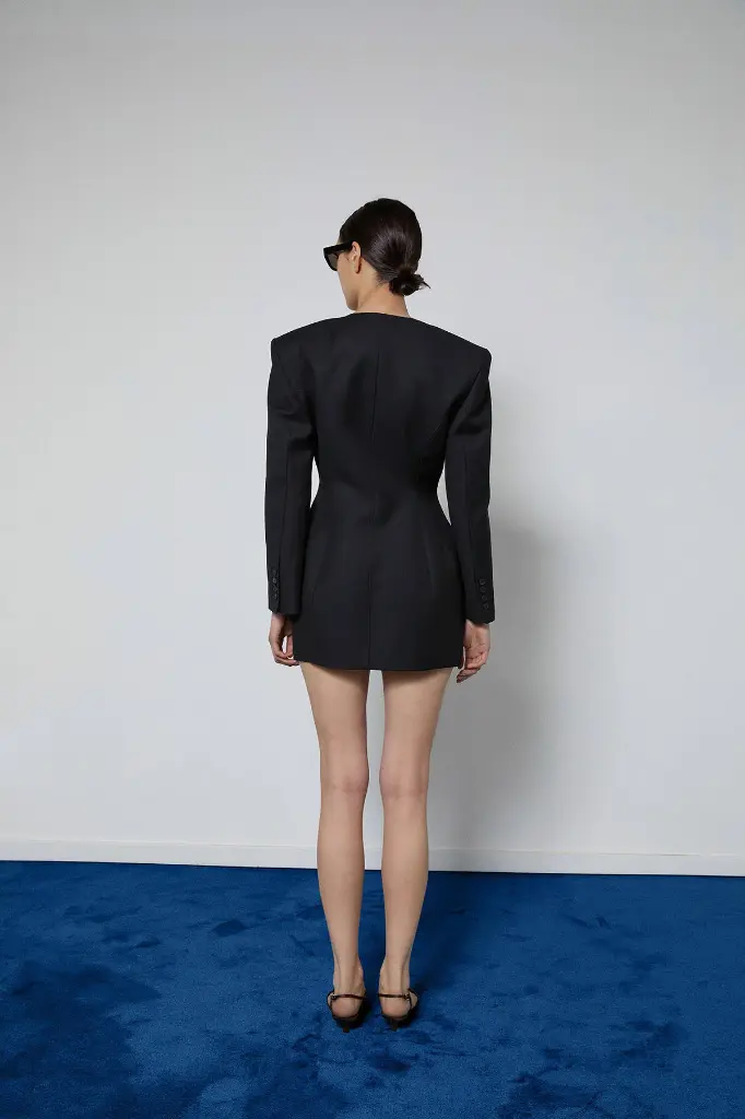 Blazer Sculpted Collarless