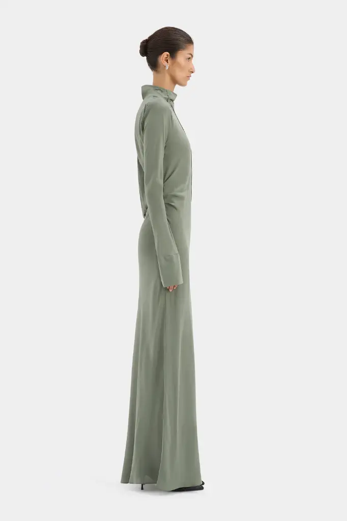Rosseau Open Back Gown