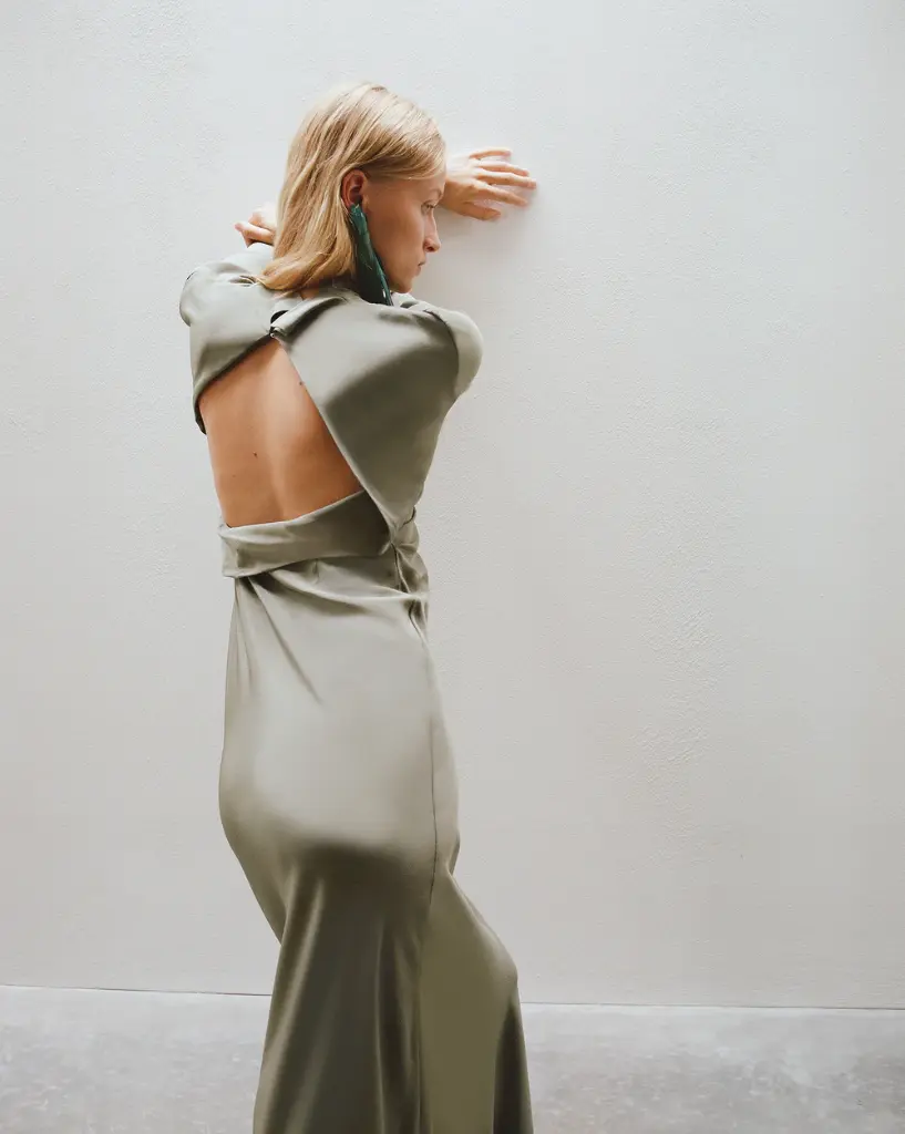 Rosseau Open Back Gown